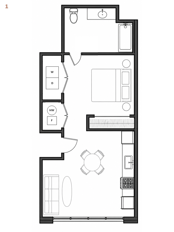 Unit 1 Floor Plan